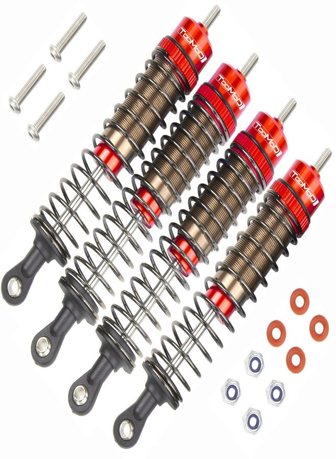 TOOMOD CW-01 RC Car Oil Shocks Absorber Damper For Tamiya 1/12 Lunch Box Midnight Pumpkin #58727#58499 CW01 Chassis Upgrades Parts (Red) - Image 1
